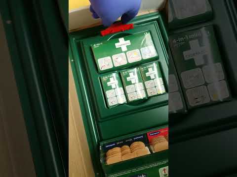 لوحة الإسعافات الأولية البسيطة