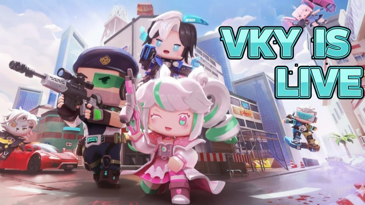 VKY OFFICIAL is live Mini World Royale - 5v5 Team Shooter Gameplay🤯🤯 