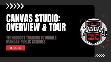 Canvas Studio: Overview and Tour