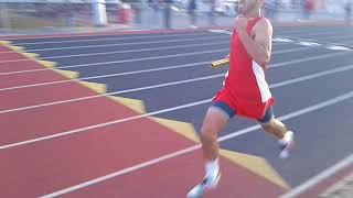 Hueneme High Boys-V 4x400m Relay vs Pacifica. Wed, 11 Apr 2018.