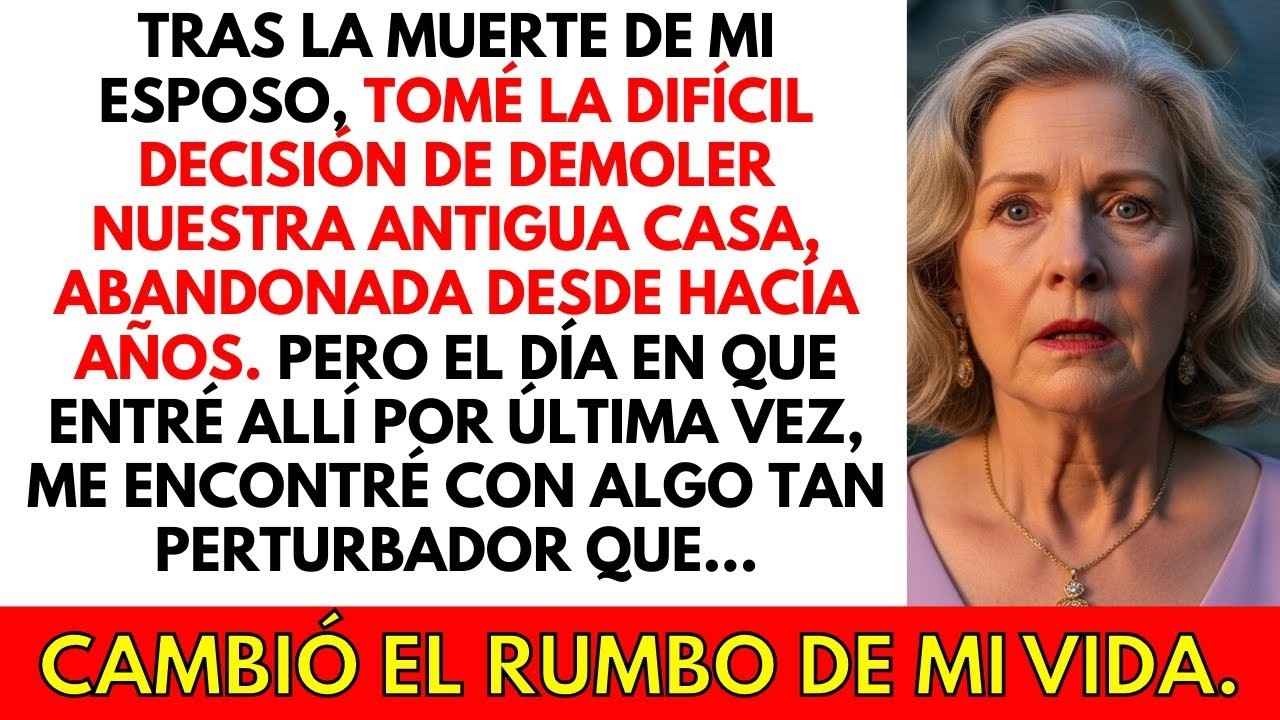 Volví a mi antigua casa abandonada para demolerla… pero algo me esperaba dentro.