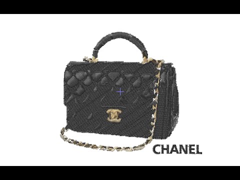 [Embroidery Simulation] Chanel Bag