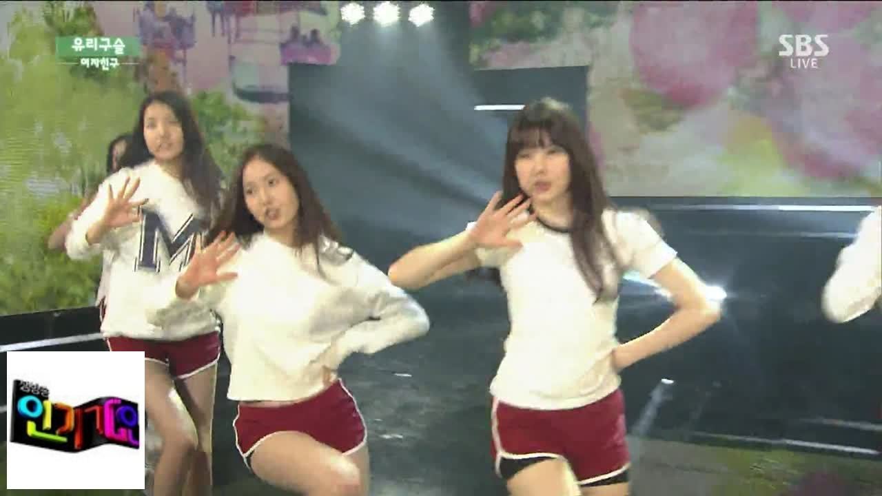 [Подруга] стеклянные бусы @ популярный Inkigayo 150208