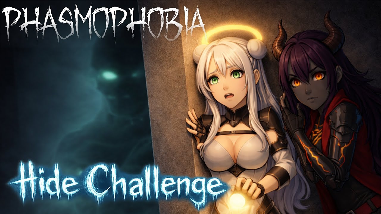 Phasmophobia Hide Challenge: ZERO SANITY Don't Let It FIND US!!!