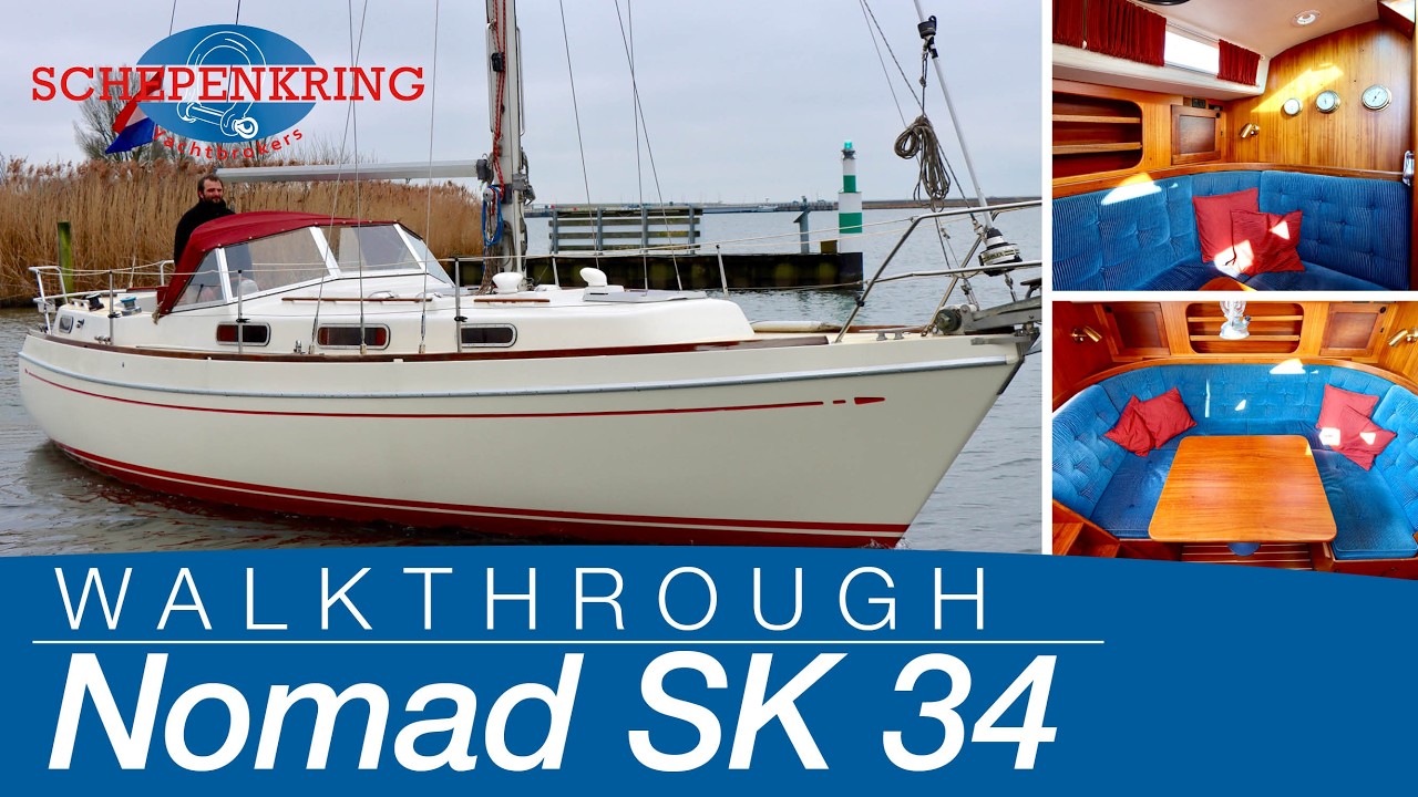 Nomad 34 SK for sale | Yacht Walkthrough | @ Schepenkring Lelystad | 4K