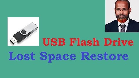 Restore Lost Capacity of Pen Drive/USB Flash Drive | Recover Space