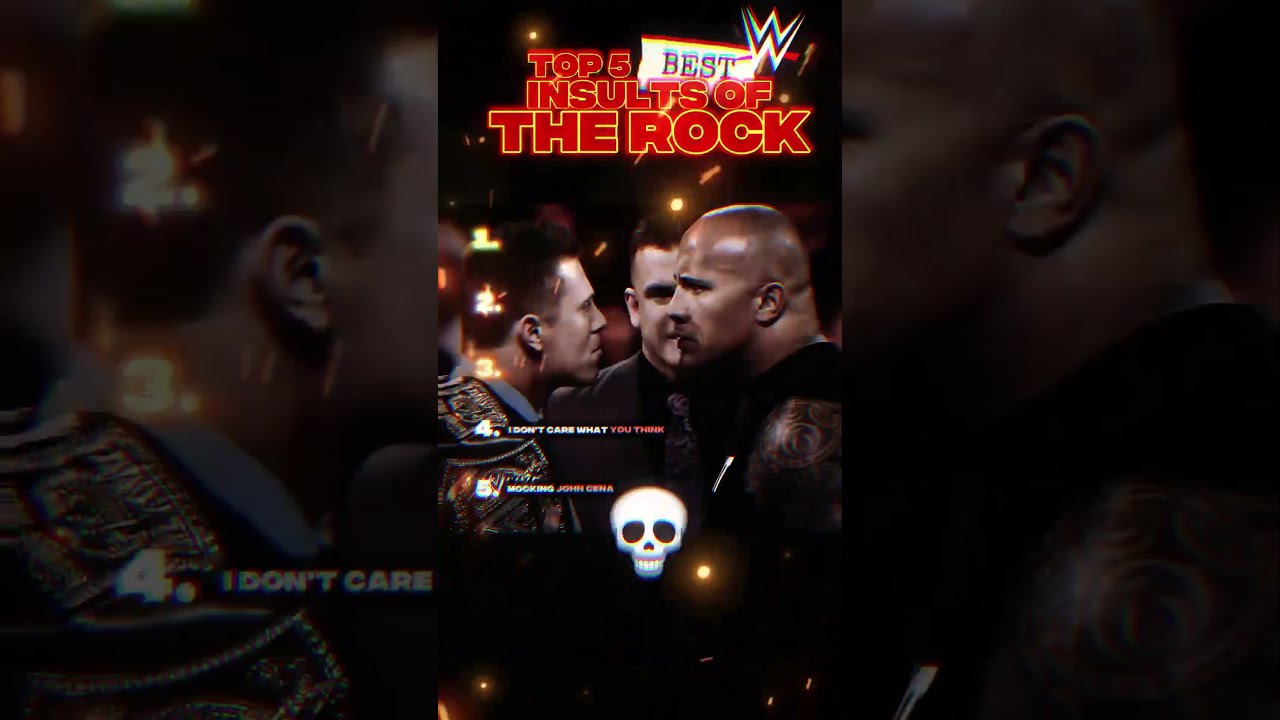 The Rock S Greatest Verbal Slaps In WWE