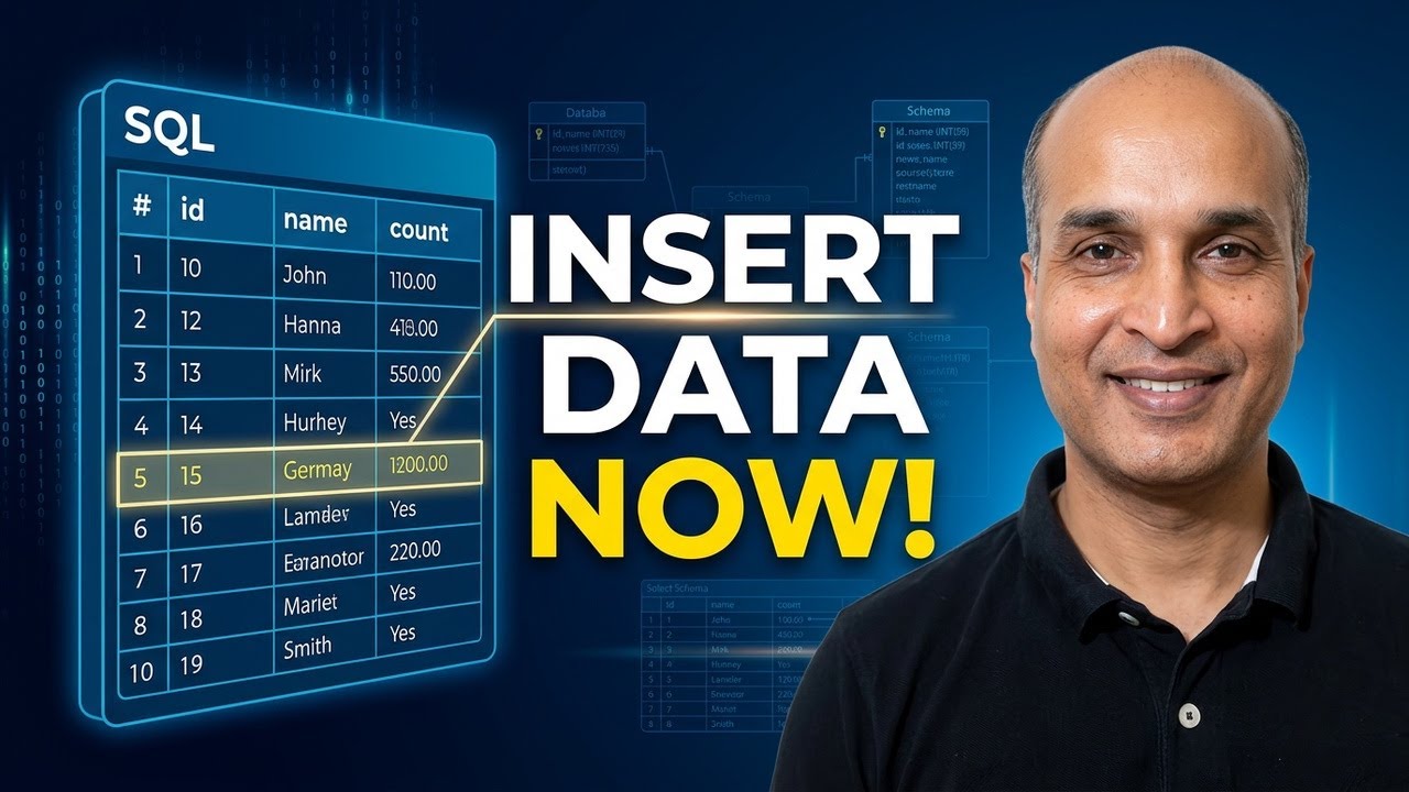 Inserting Records into SQL | Master the INSERT Statement Now - YouTube