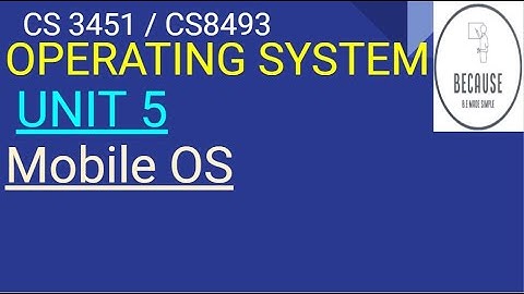 5.6  Mobile OS - Android and IOS in Tamil