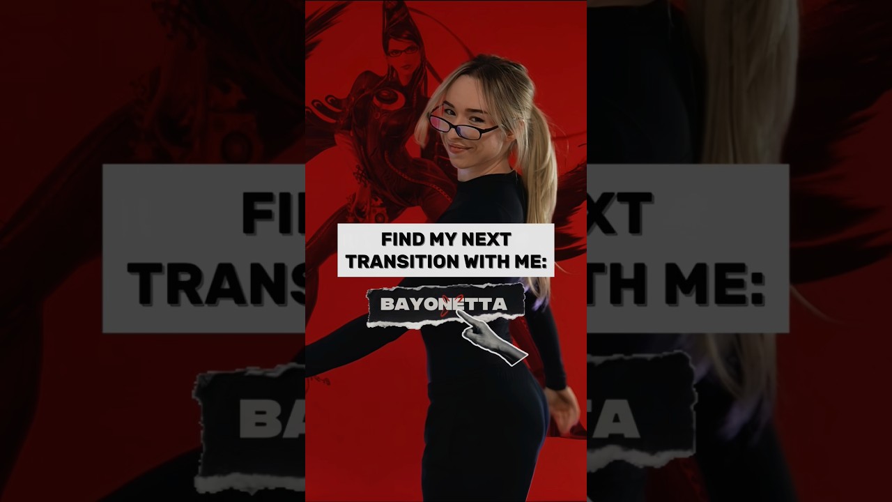 BAYONETTA | BTS: Help Me Pick the Best Transition! 💥 #bayonetta #videogames #behindthescenes