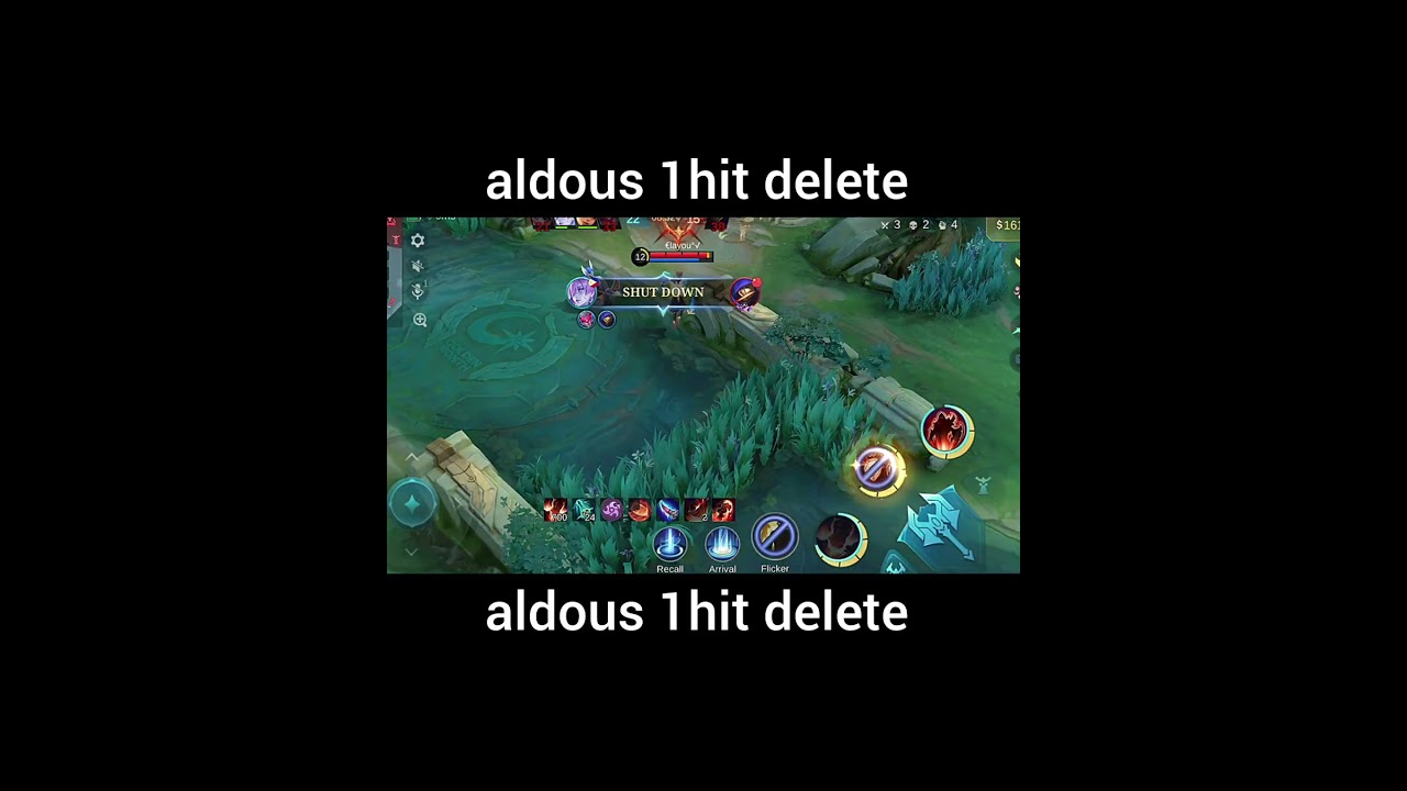 aldous 1hit delete enemy 