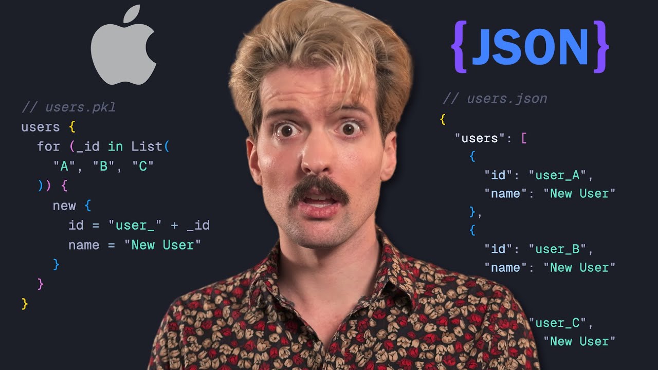 Pkl: Apple's New JSON/YAML Killer (I actually want to use this...) | 14:29 | Theo - t3․gg | 238K subscribers | 250,091 views | February 10, 2024