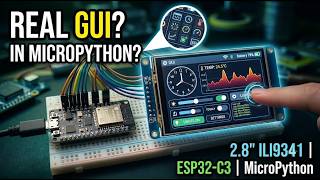 Can MicroPython Create a Real GUI? ESP32-C3 TFT Demo (Part 1)