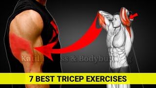 Best 7 different effective workout for Tricep brachii #tricepsworkout