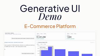 Generative UI inside a customer-facing product | Demo