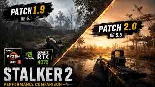 S.T.A.L.K.E.R. 2 Patch 2.0 performance comparison at 2K | 1080p on Ryzen 7 5800X + RTX 4070