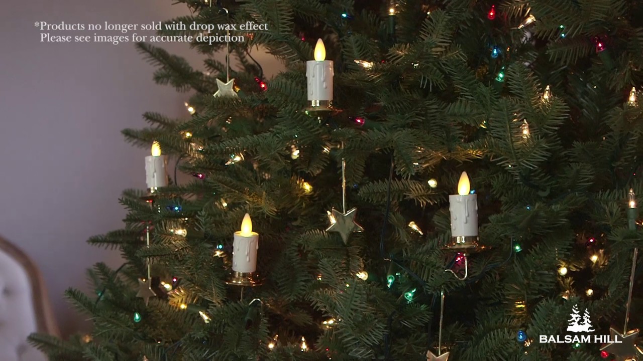 Balsam Hill™ | Miracle Flame Christmas Tree LED Candles - YouTube