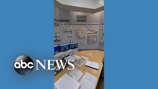 Video shows inside Ukrainian nuclear plant during attack