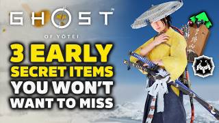 Ghost Of Yotei - 3 EARLY Secret Items You Wont Want To Miss | How To Get To The Top Of Mount Yotei