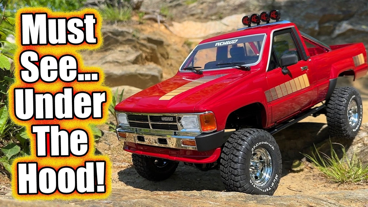 NEW RC4WD 1985 Toyota Pickup is INSANELY Detailed! - YouTube