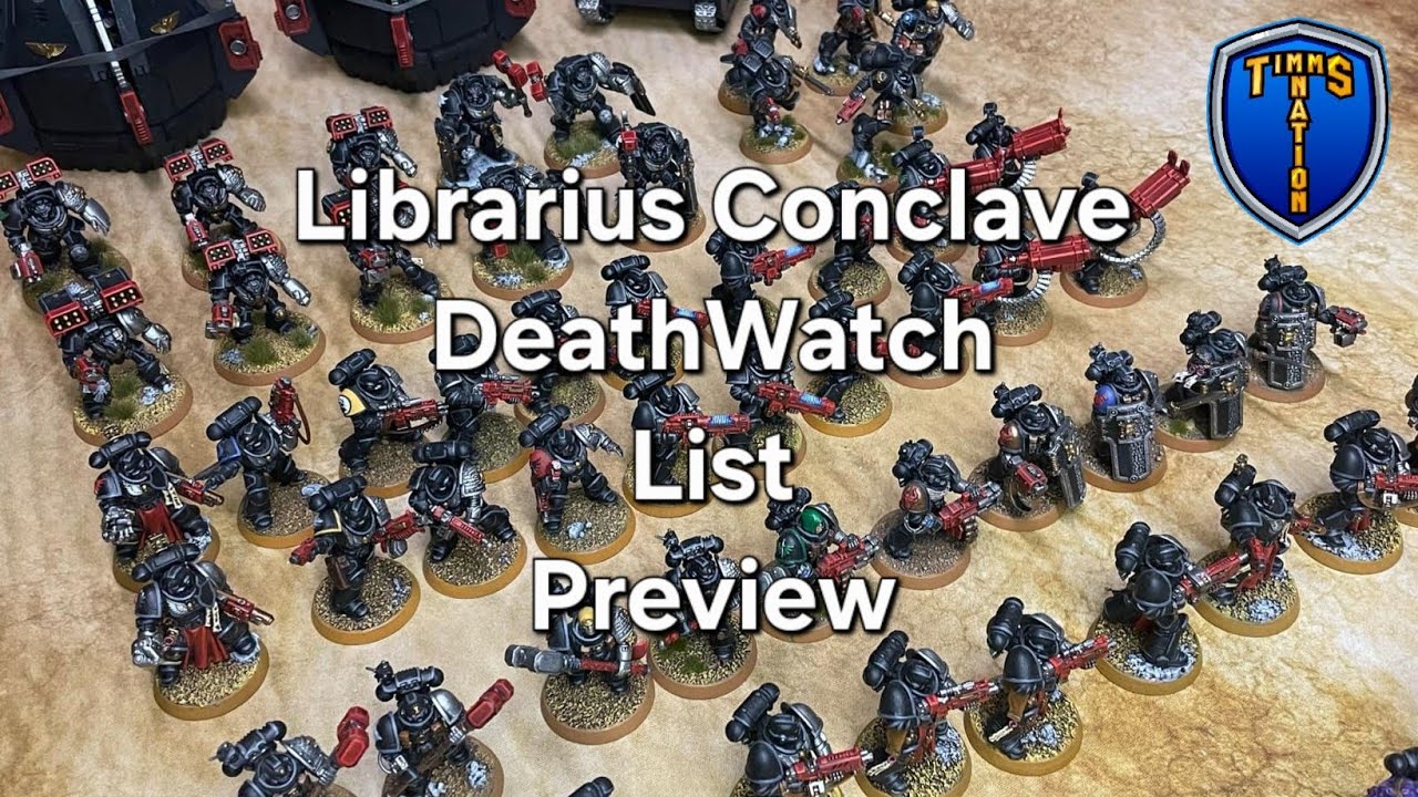 DeathWatch Version of Librarius Conclave List Preview YouTube