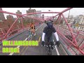 Biking NYC The Williamsburg Bridge Brooklyn (Cycling New York City) 4K HD