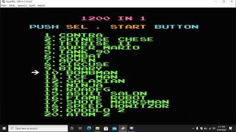 VirtuaNes Emulator Options & Configuration