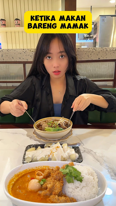 KEBIASAAN MAMAK SIAPA KALO LAGI MAKAN TETEP KYK GINI !!! 😫