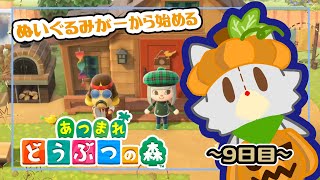 【あつまれどうぶつの森】カボチャ植える！！島開発9日目【ハッピーホームパラダイス】