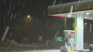 FOX40 tracking the latest snow conditions on I-80 near Nyack