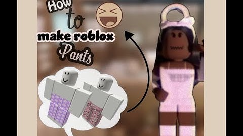 HOW TO MAKE ROBLOX PANTS ON PIXLR E!!  UNDER 10 MINS  -  WORKS ON ANY DEVICE!😜
