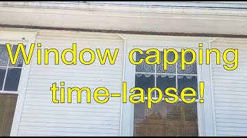 Window wrapping time-lapse