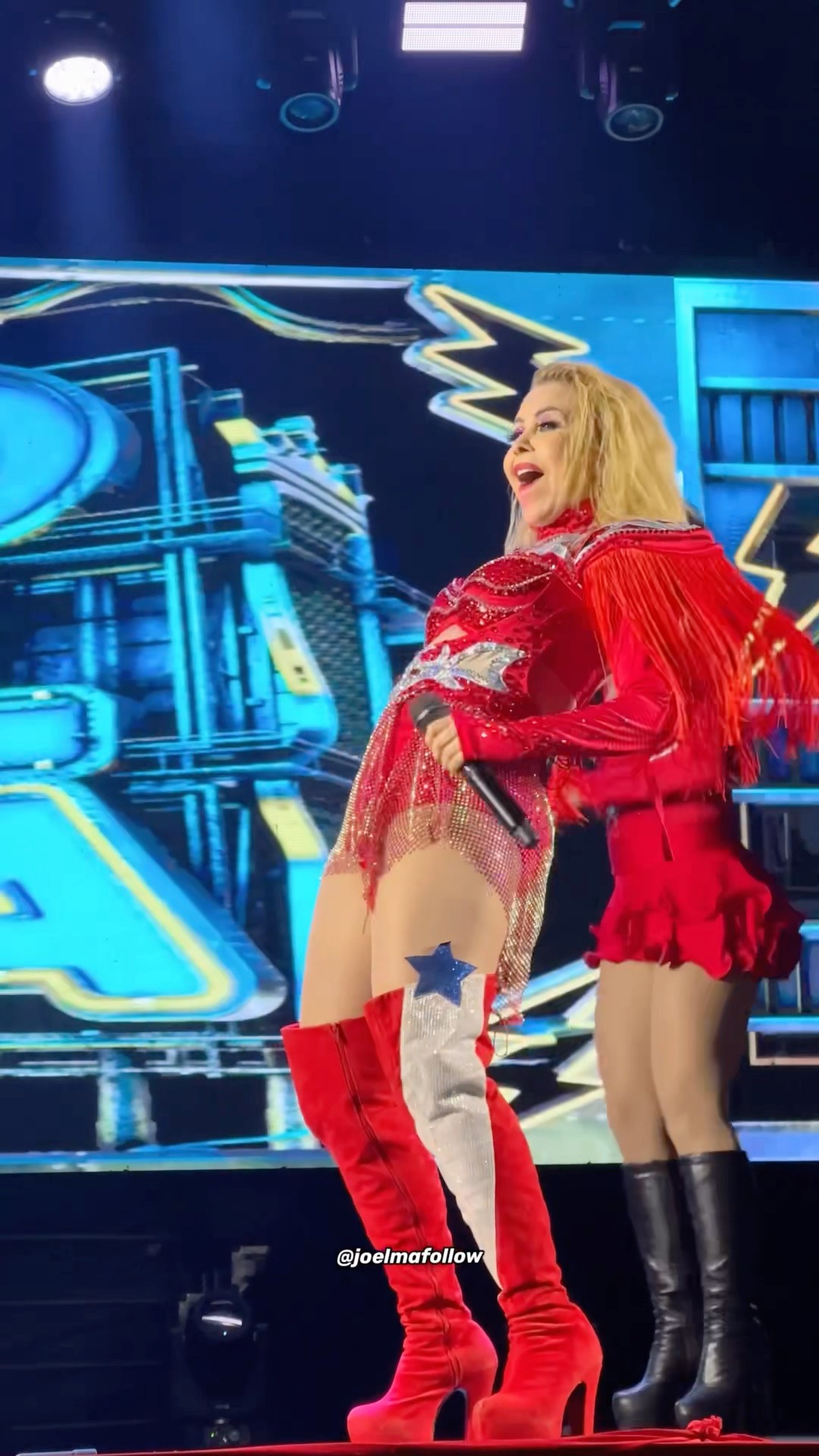 A energia que a Joelma tem é incrível