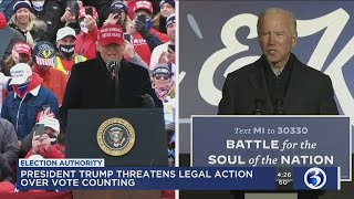 INTERVIEW: Election law expert weighs in on President's threat to take legal action over vote