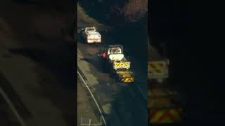 Caltrans works to clean up mudslide on Topanga Canyon Boulevard