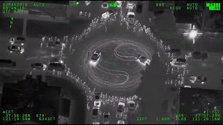 Raw: Above Weekend Sideshow In Stockton