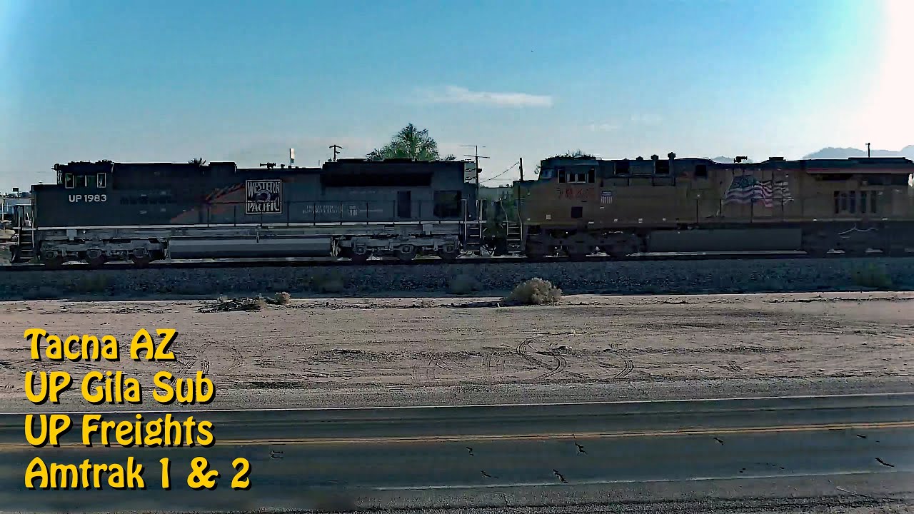Tacna, AZ | UPRR Gila Sub, MP 780.9 - PTZ (Chat) | SouthWest RailCams LIVE