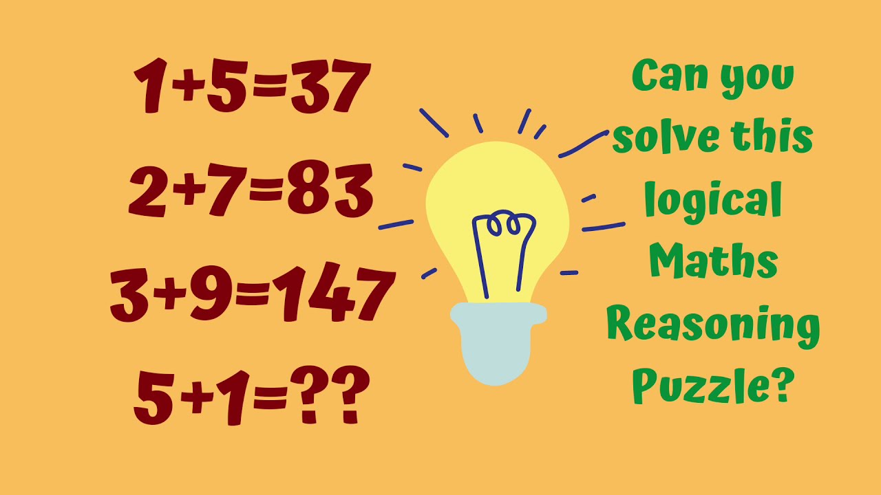1+5=37 2+7=83 3+9=147 5+1=?? Can you solve this logical Maths Reasoning