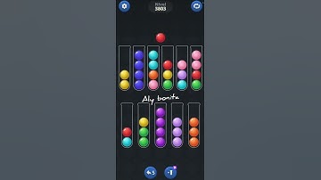 Ball sort puzzle level 3803 #nivel #puzzle #resolución #level #colors #gaming #gameplay