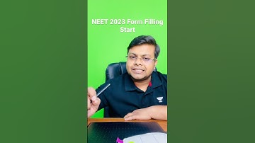 NEET 2023 Application Form Start | #neetapplication2023 #neetapplicationform