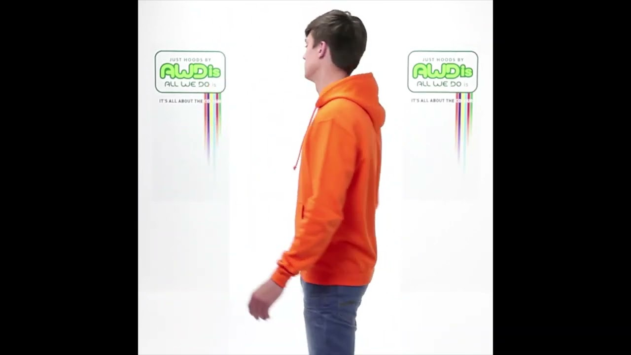 AWDis: College Hoodie - Orange Crush