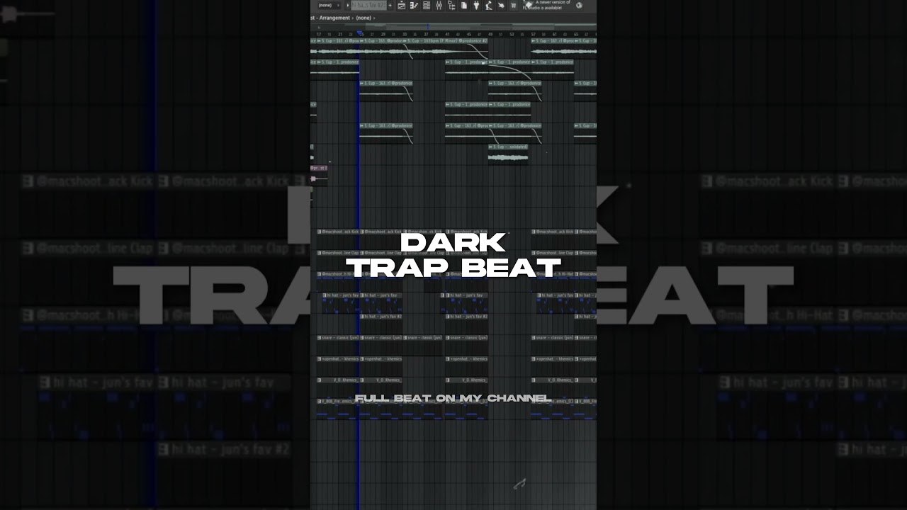 DARK TRAP BEAT #darkbeat #trapbeat #musician #newcomer #rapper #shorts #funnyvideo #typebeat #beats