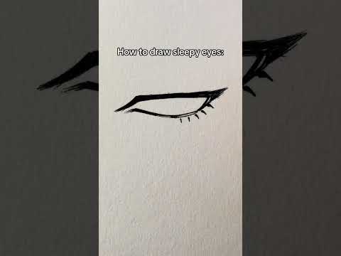 How To Draw Sleepy Eye || Jmarron