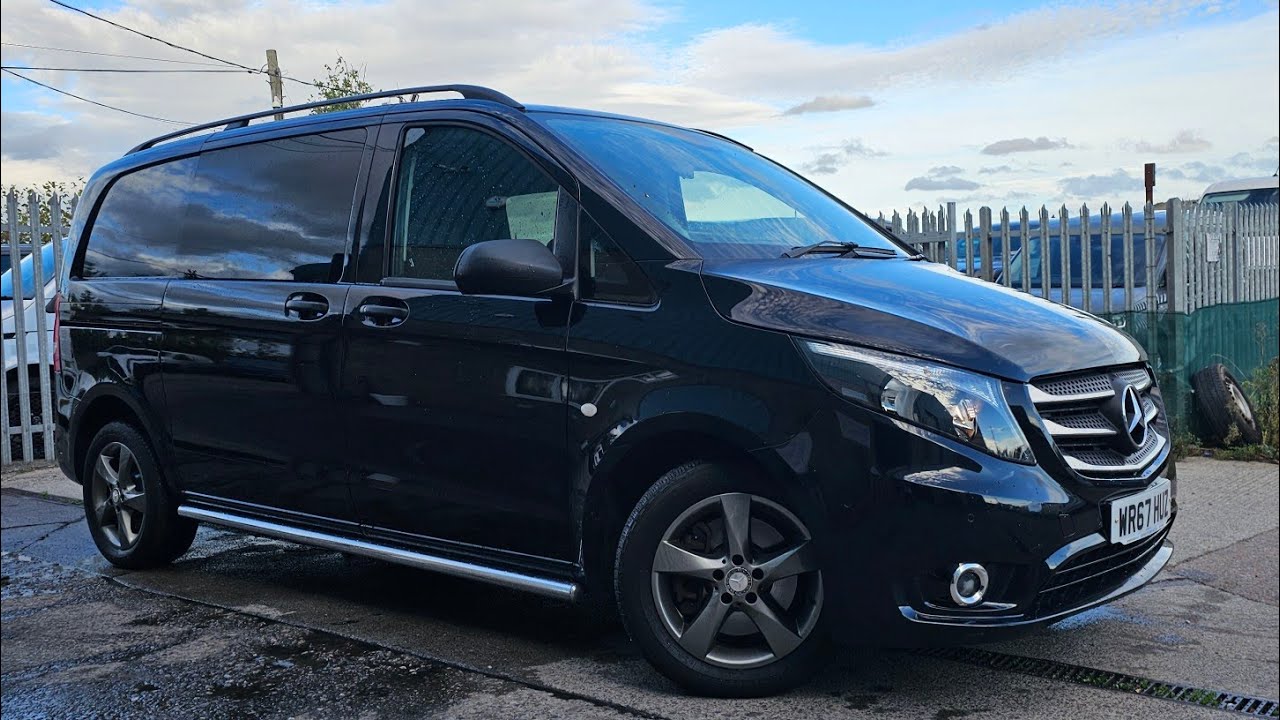 2017 Mercedes Vito 119 cdi Sport Combi Van Auto  L1 metallic Black