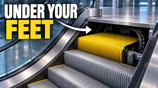 Where Do Escalator Steps Go