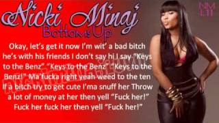 Trey Songs - Bottoms Up (Nicki Minaj Verse) W/Lyrics
