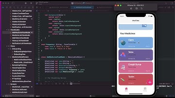 Medicine Tracker App In SwiftUI , Core Data, with Local Notification