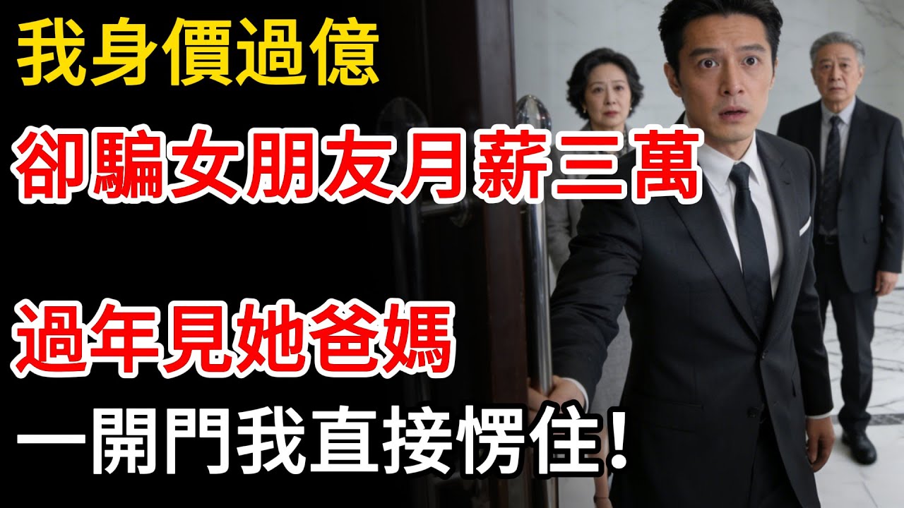我身價過億，卻騙女朋友月薪三萬，過年見她爸媽，一開門我直接愣住！