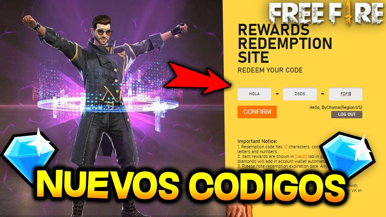 codigos para canjear en reward ff nuevos｜Pesquisa do TikTok