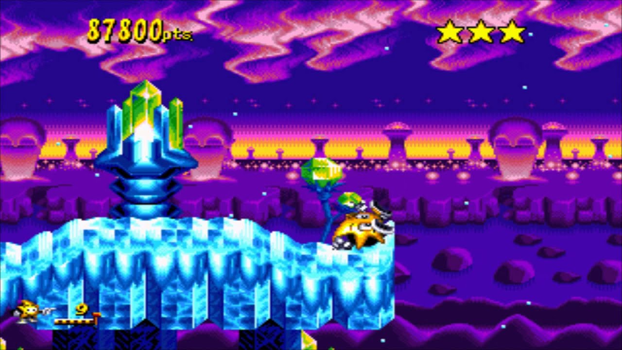 [SEGA] Ristar Прохождение / Walkthrough